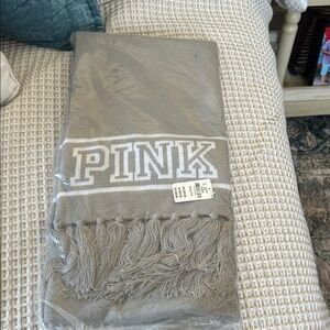 PINK Victoria's Secret Gray Scarf